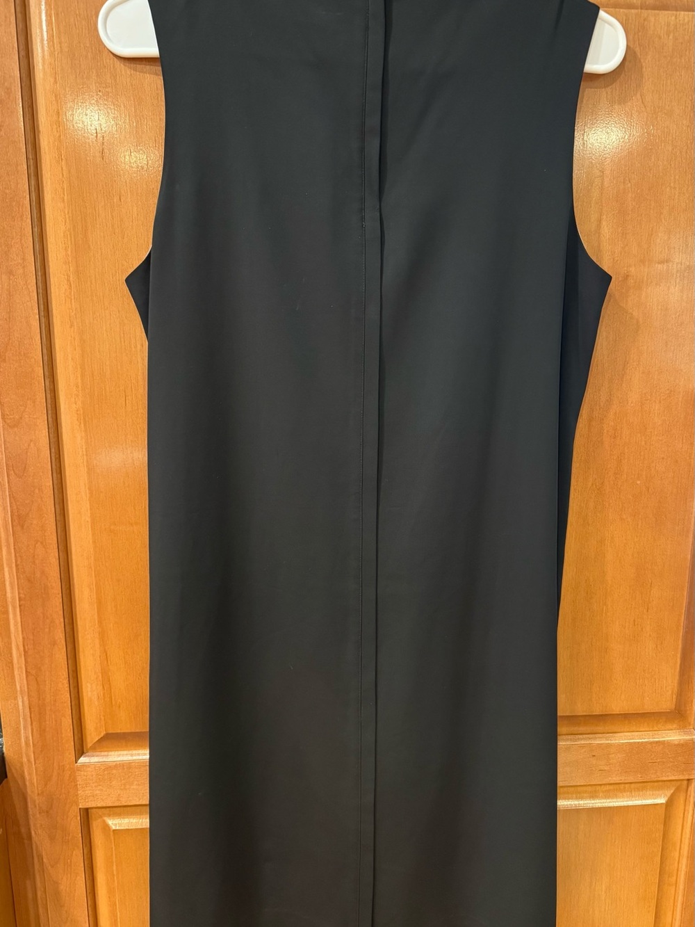 Theory Black and White Vertical Colorblock Mini Dress - Picture 4 of 5